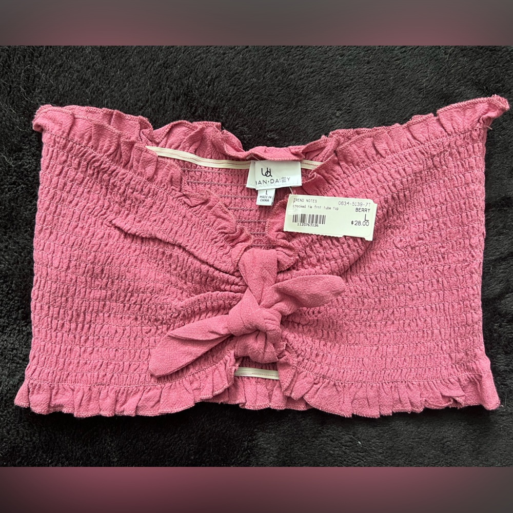 Bandeau Strapless Top